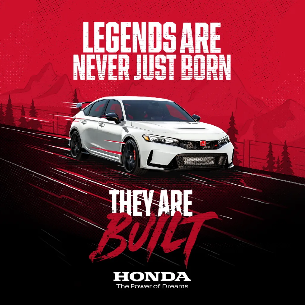 Graphic Art Image - Honda Legends- HONDA RED CAMPAIGN