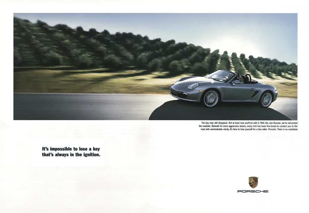 Porsche Old Advertisement